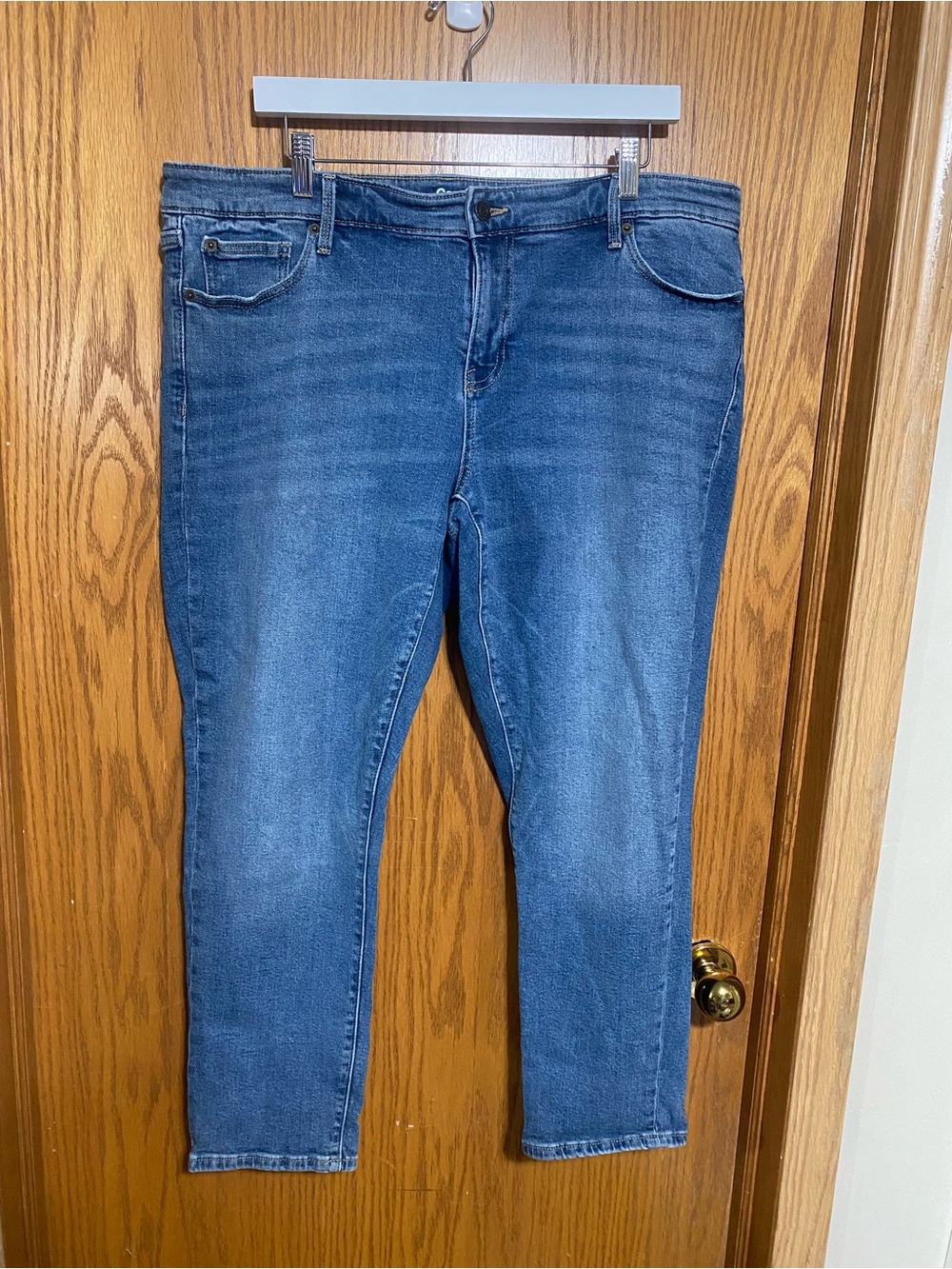Gap girlfriend jeans dark wash